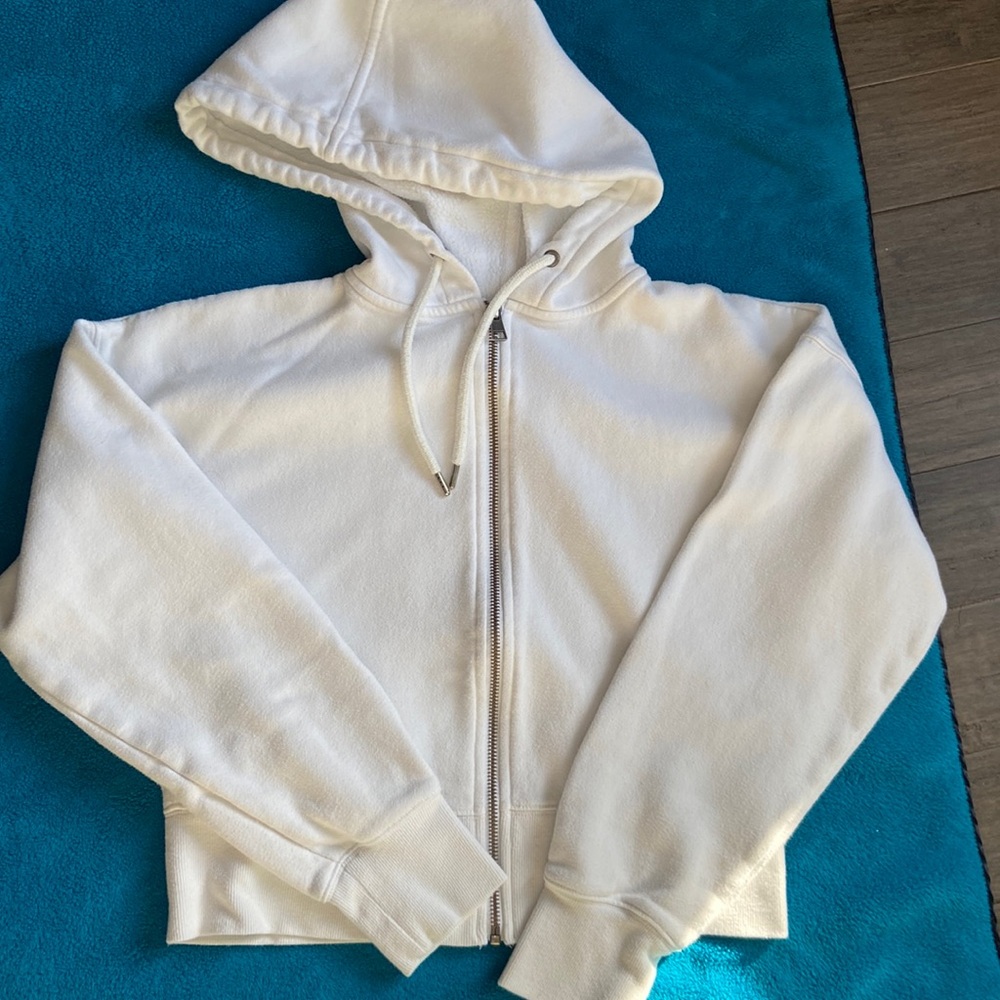 Universal Thread cropped hooded zip up sweatshirt